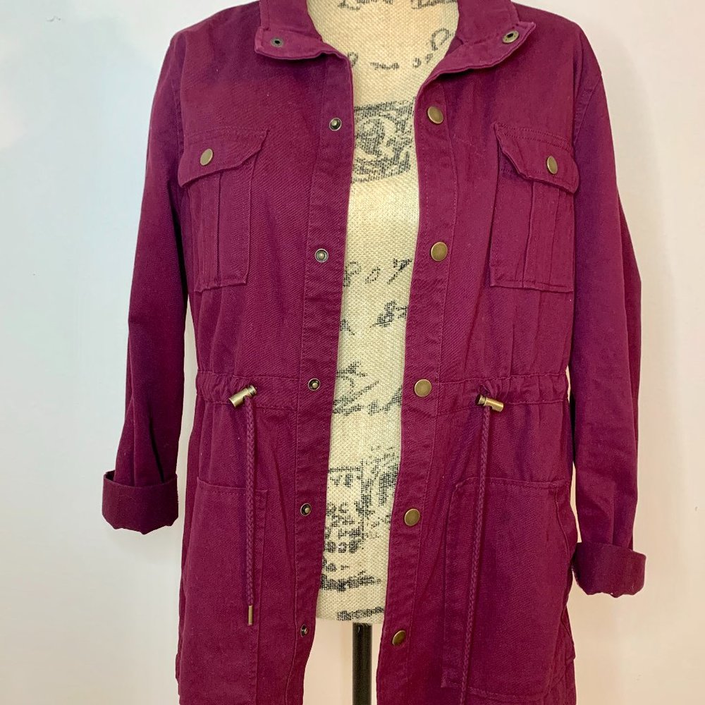 Burgundy Jacket
